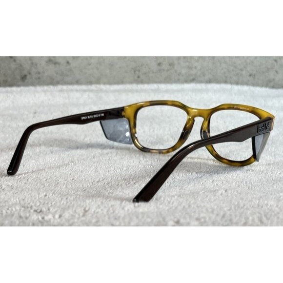 BOLLÉ Spicy SLTO Brown Saftey Eyeglasses Frames 53-19-138 Sideshields Z87-2+ - Picture 5 of 8